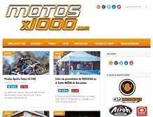 Tablet Screenshot of motosx1000.com